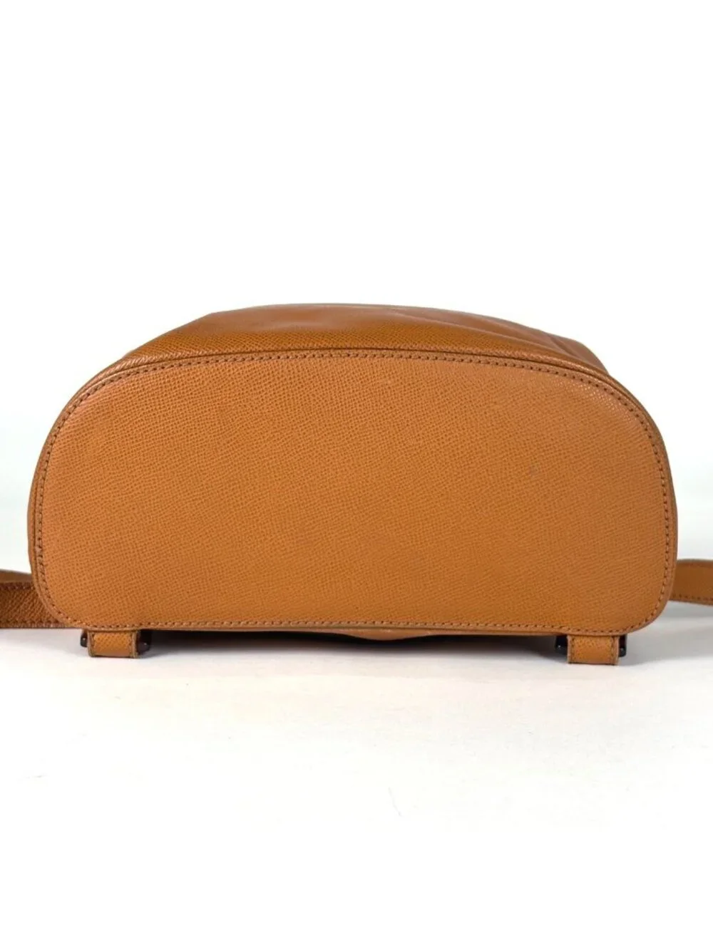 Chanel CC Logo Backpack Leather Brown